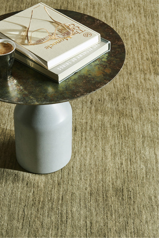 Premium Quality Handloom Olive  Rug – Rich Wool Weave, Contemporary Warmth