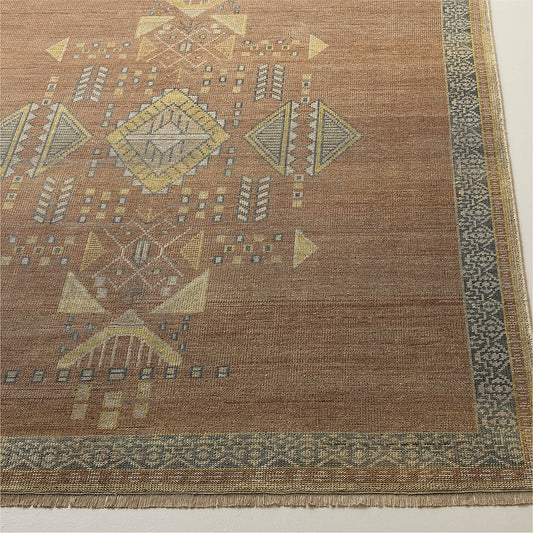 Hand-Knotted Aronne Mauve Wool Rug – Elegant New Zealand Wool Area Rug in Multiple Sizes, Modern Home Décor Accent