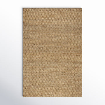 " Premium Natural Beige Jute Rug" reflecting its material and color.