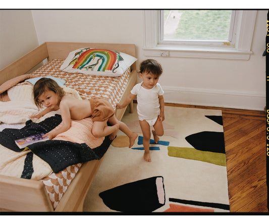 Modern Hand-Tufted Abstract  Designer Handmade Irregular Shape Rug 100% Wool Area Rug High Quality for Living Room, Bedroom, 5x8, 6x9, 8x10