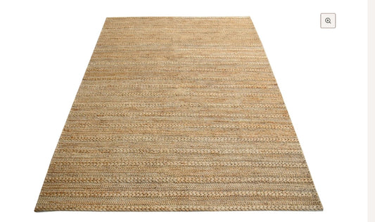 Handwoven Natural Jute Multi Braided Rug Designer Custom Area Rug