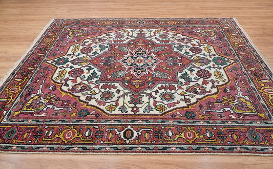 Turkish Delight Boho Rug – Vibrant Handwoven Oushak with a Contemporary Twist