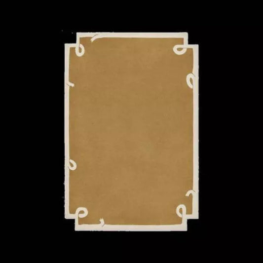 Modern Hand-Tufted Abstract  Designer Irregular Shape Rug 100% Wool Area Rug High Quality for Living Room, Bedroom,