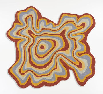 Handmade Irregular Shape Hand-Tufted Area Rug Custom for Living Room, Bedroom Contemporary Rug Gift for home
