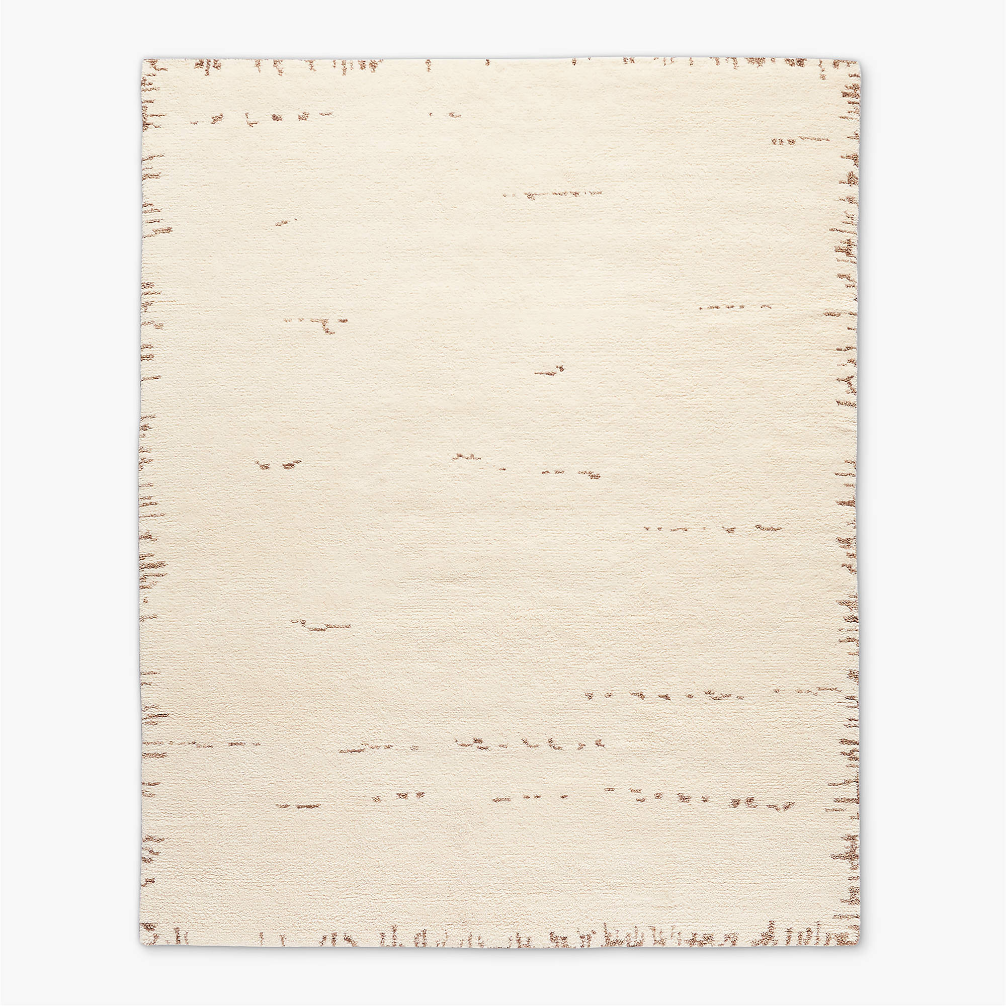 Hand-Knotted Marrin Ivory Wool Rug – Elegant New Zealand Wool Area Rug in Multiple Sizes for Modern Home Décor