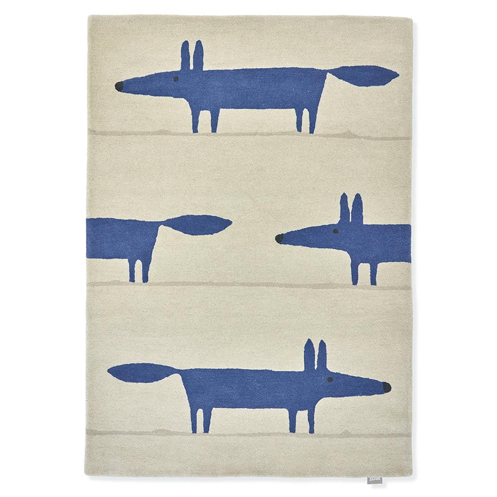Premium Quality Mr Fox  Handmade Modern Abstract Hand-Tufted Designer Area Rug Custom for Living Room Bedroom 100% Wool soft thick Rug Gift for home