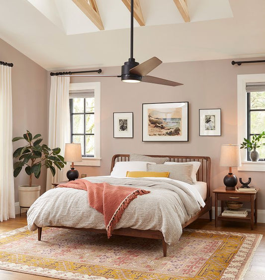 Muir Hand-Knotted Wool Area Rug in Warm Ochre & Rose with Tribal Motifs