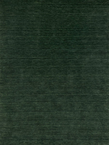 Luxury Handloom Handmade Wool Rug – Rich Forest Green Texture for Modern Interiors