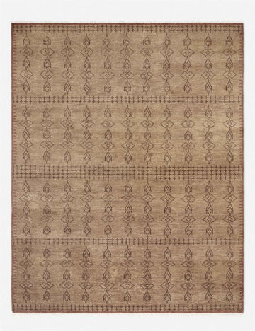 Indiana Hand Knotted Vintage Style Subtle Pattern Rug