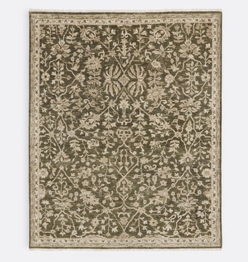 Thora Hand Knotted Classic Vine Design Rug