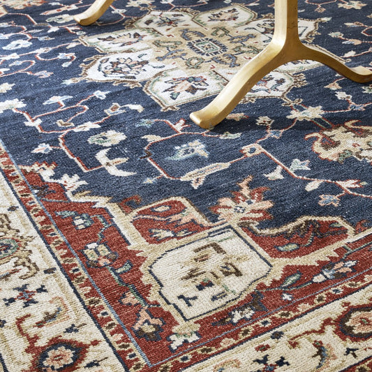 Estrella Hand Knotted Vintage Inspired Traditional Pattern Rug