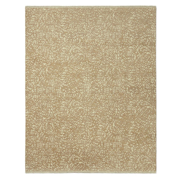 Emrys Hand Knotted Neutral Abstract Texture Rug