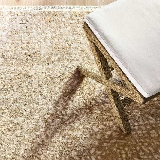 Emrys Hand Knotted Neutral Abstract Texture Rug