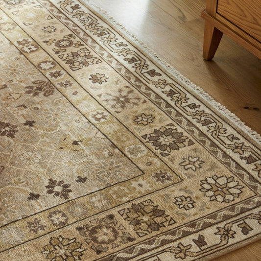 Everly Hand Knotted Classic Persian Style Neutral Rug