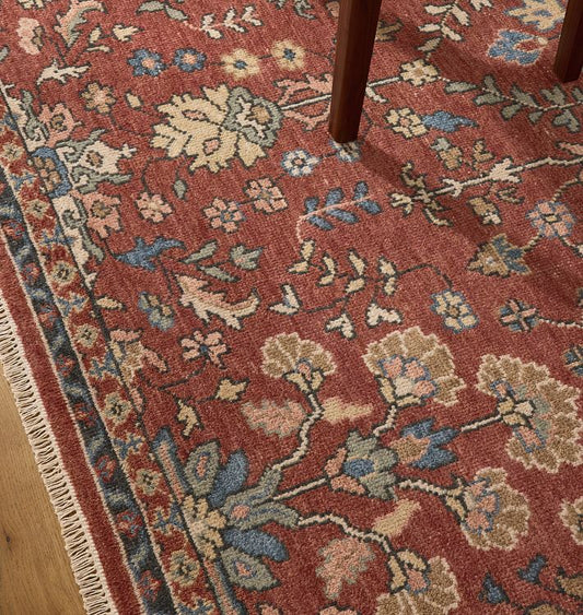 Francesca Hand Knotted Vintage Persian Style Area Rug