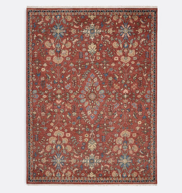 Francesca Hand Knotted Vintage Persian Style Area Rug