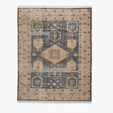 Aracati Hand Knotted Rustic Heritage Wool Area Rug