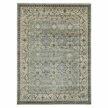 Luxury Hand Knotted Wool Rug – Antique Inspired Oushak Design