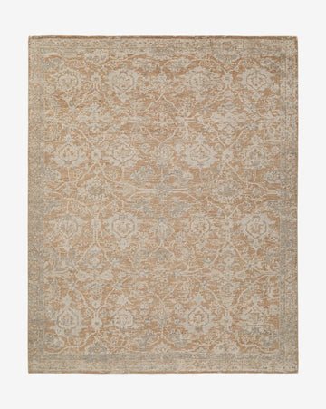 Vanderwood Luxury Hand Knotted Wool Rug – Neutral Oushak Style Carpet