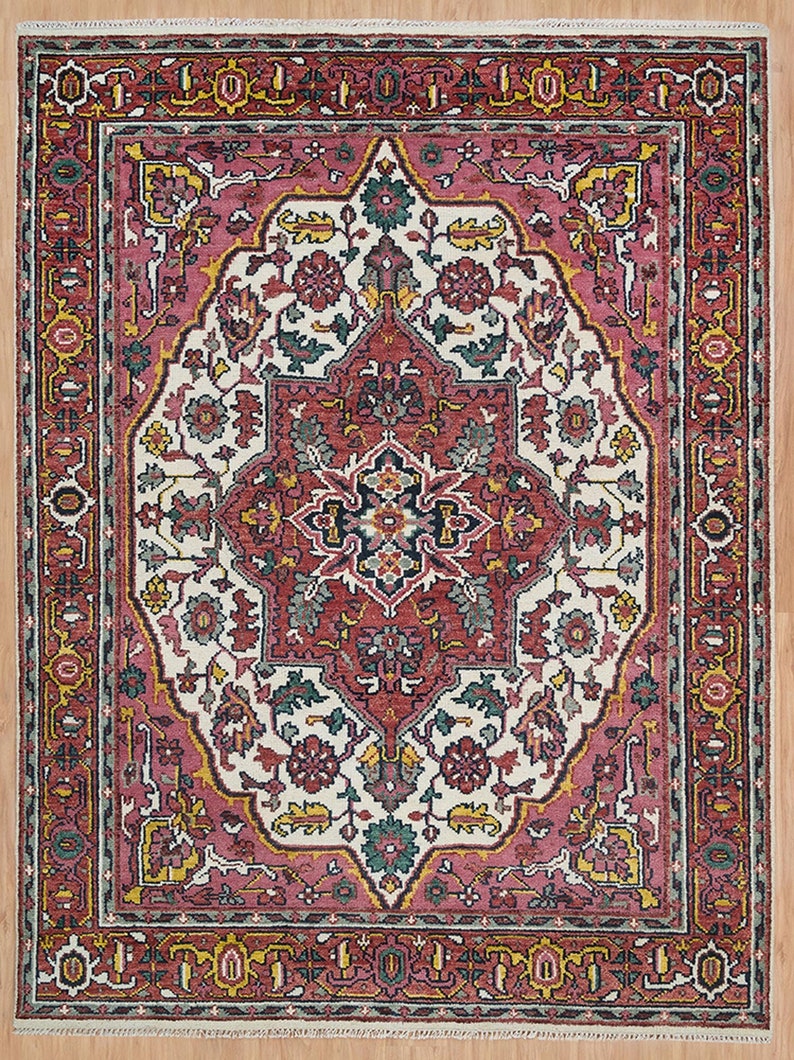 Turkish Delight Boho Rug – Vibrant Handwoven Oushak with a Contemporary Twist