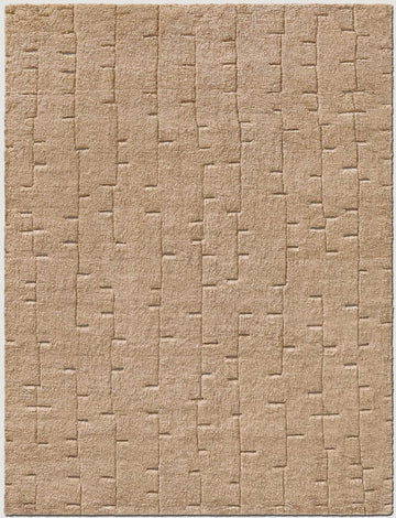 Hand-Knotted  Hadya Burnt Rug – Elegant Traditional Handmade Wool Area Rug for Bedrooms, Living Rooms