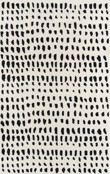 Modern Dalmatian Style Hand-Tufted 100% Wool Soft Area Rug Carpet